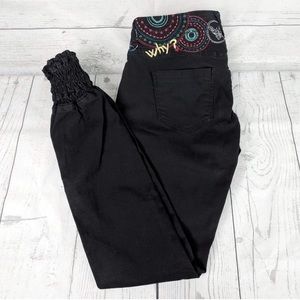 Desigual Embroidered The Fun Jogger Hem Jeans 34